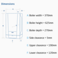 Baxi 424 Heat - 24Kw Regular Gas Boiler 7668935